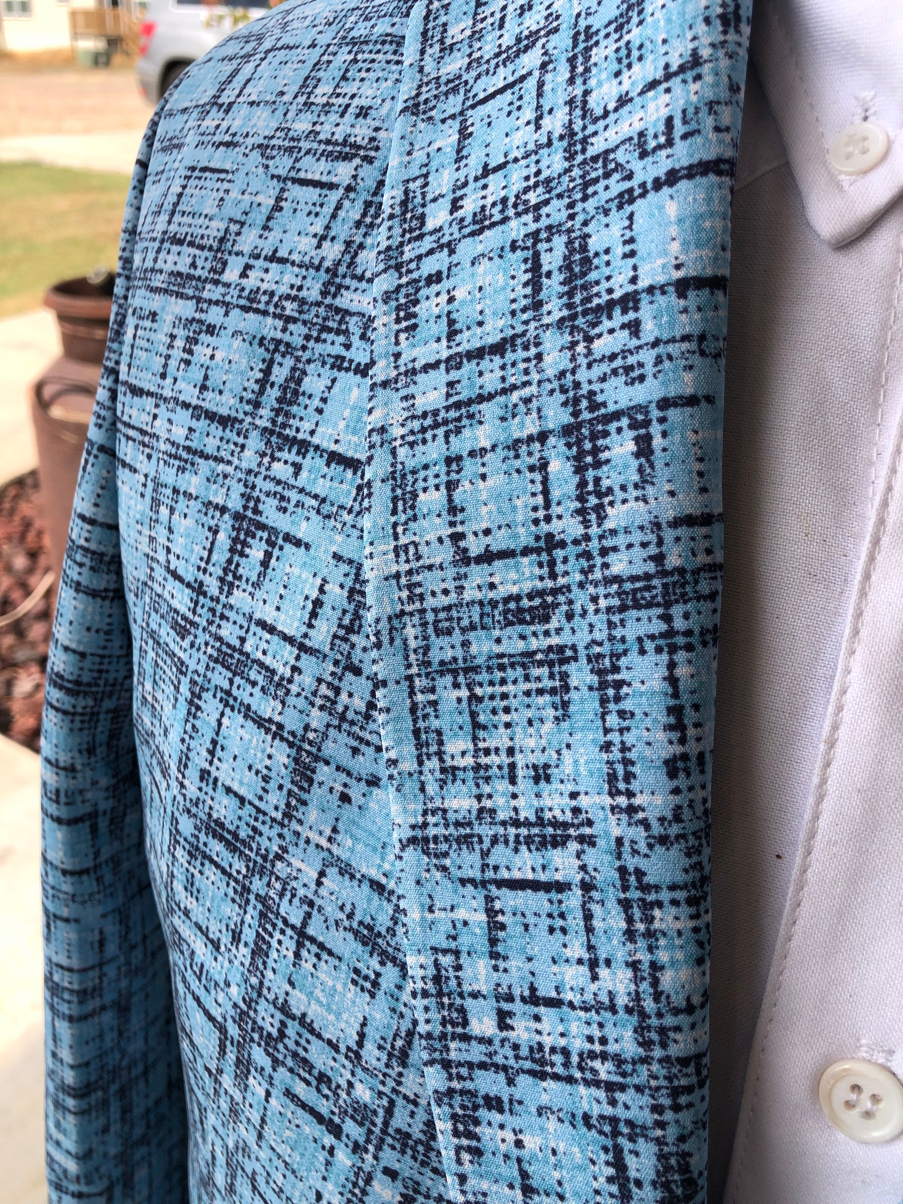 Turquoise & Navy Cowboy Sport Coat